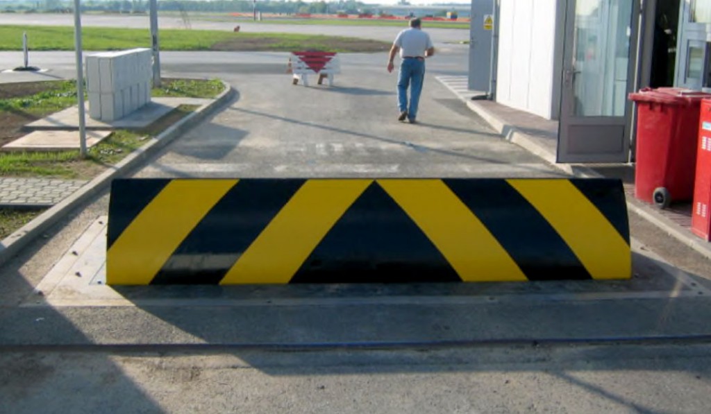 Security Road Blocker at municipal site